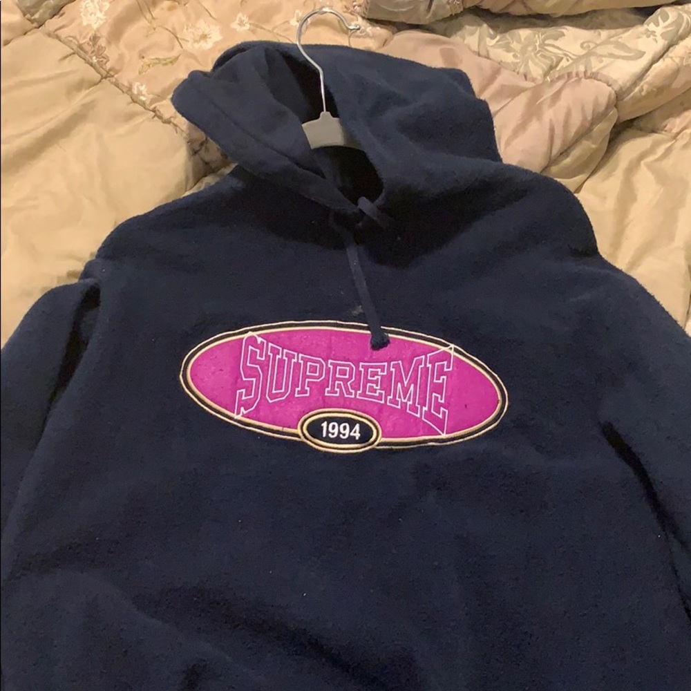 Supreme hoodie size large